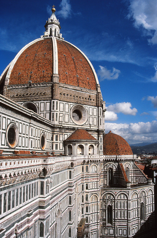 Dome of Florence Cathedral, Filippo Brunelleschi (Early Renaissance Architecture)