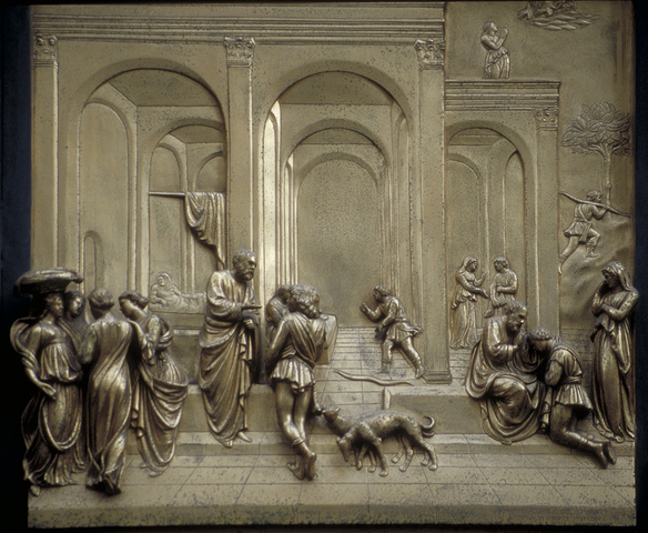 Jacob and Esau, Lorenzo Ghiberti, Florence (Early Renaissance Art)