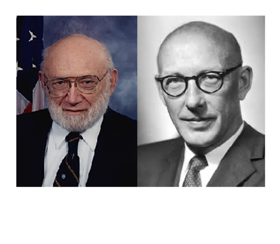 Joshua Lederberg (1925-2008) y Edward Tatum (1909-1975)