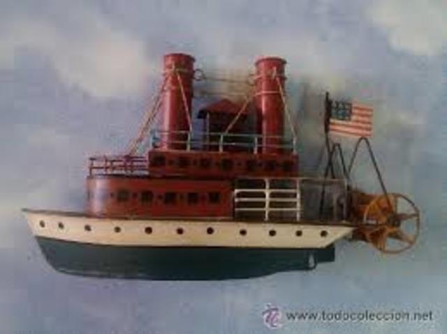 Creación del Barco a vapor
