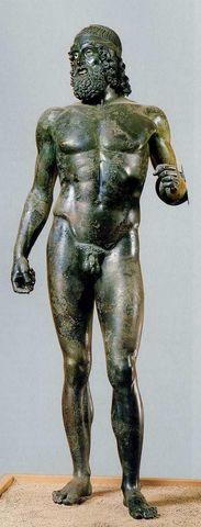 Riace Warrior, Ancient Greece, c. 460-450 BCE