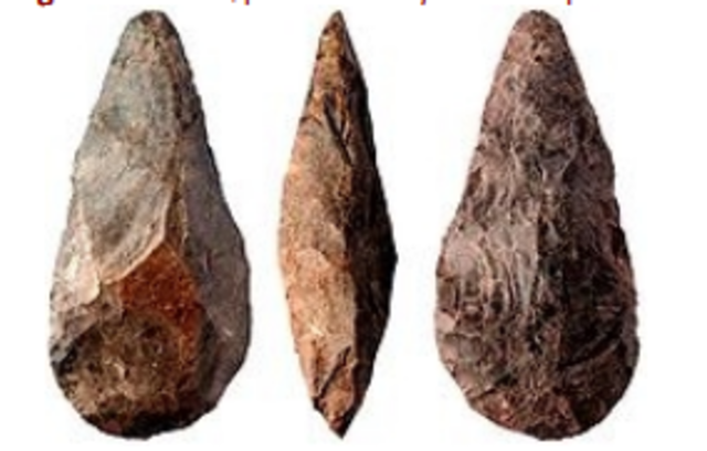 Utilización de huesos y piedras