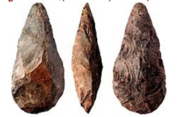 utilización de huesos y piedras