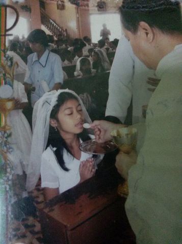 My first Holy Communion