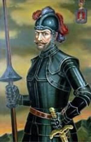 Sebastián de Benalcázar llega desde el sur