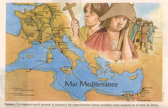 Niños en las Cruzadas (Siglo XII y XIII)