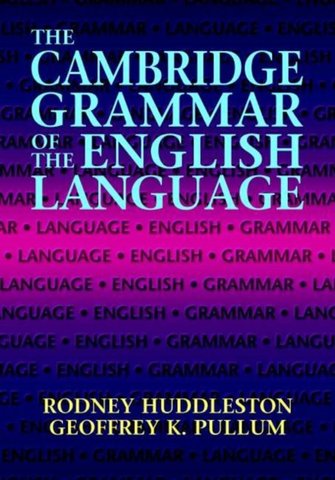 Publicación sobre las preposiciones de la Gramática de Cambridge del Inglés y "Pullum language" por Huddleston