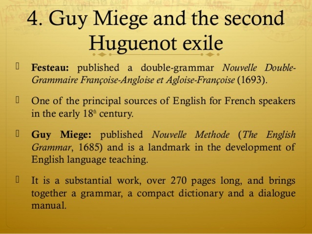 Las preposiciones como sustantivos que se transponen (Miège)
