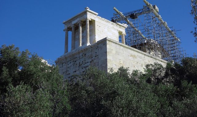 Name: Temple of Athena Nike on the Athenian Acropolis Period: Ancient Greece. Date: 421-05 B.C.E.