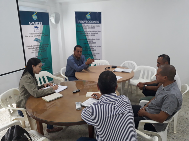 Reunión en el marco del componente socio institucional entre CINARA, EMQUILICHAO ESP Y AQUARISC en el marco del plan de Concertación Versión 3.  Santander de Quilichao