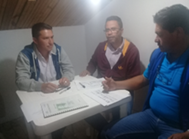 Sesión de trabajo con CINARA