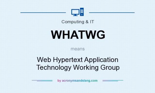 Nueva asociación WHATWG