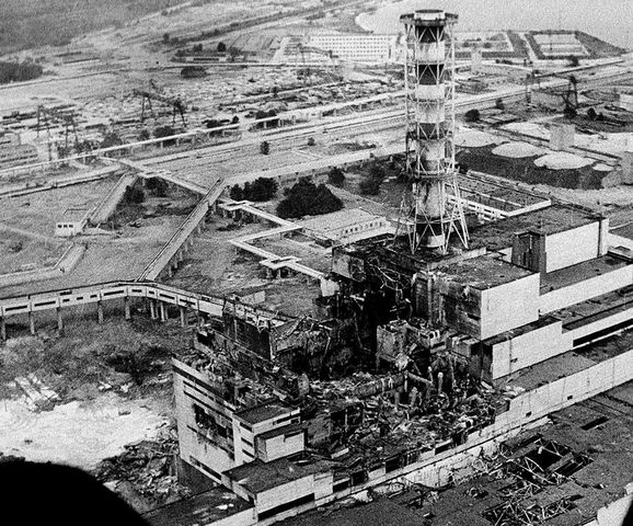 El accidente nuclear de Chernobil.
