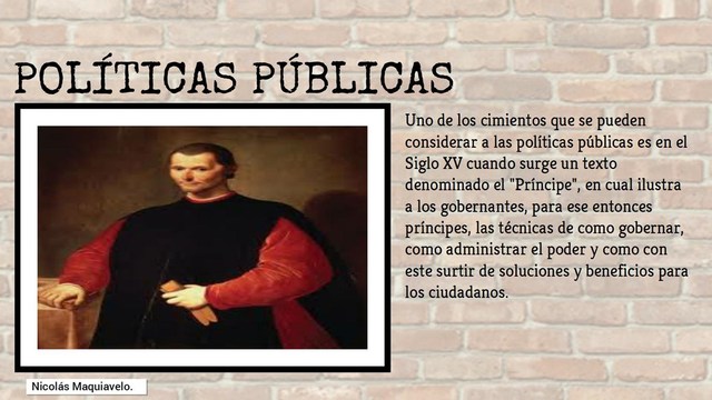 SURGEN LAS POLÍTICAS PUBLICAS