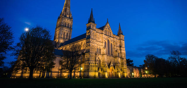 Salisbury Cathedral, Gothic, 1220– 1258 CE
