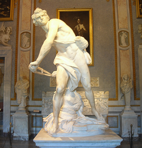 David, Gian Lorenzo Bernini, Baroque, 1623–1624 CE