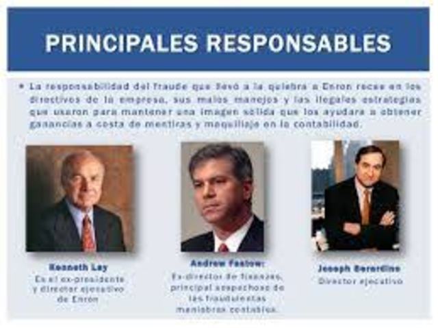 Los responsables del escándalo Enron