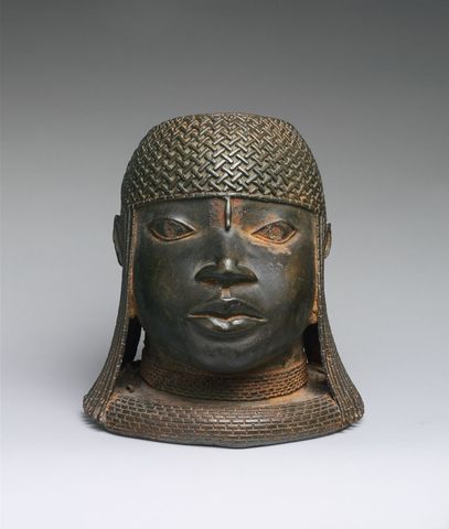 Memorial Head of an Oba (King) from Benin, Early African Art: Ife and Benin (c. 16th century)