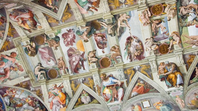 Ceiling of the Sistine Chapel / Michelangelo / High Italian Renaissance / 1508 - 1512 CE