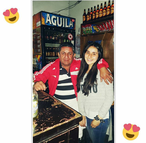 Compartiendo con mi padre.