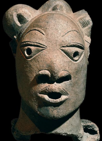 Head from Nigeria. Nok Culture;  500 BCE–200 CE.