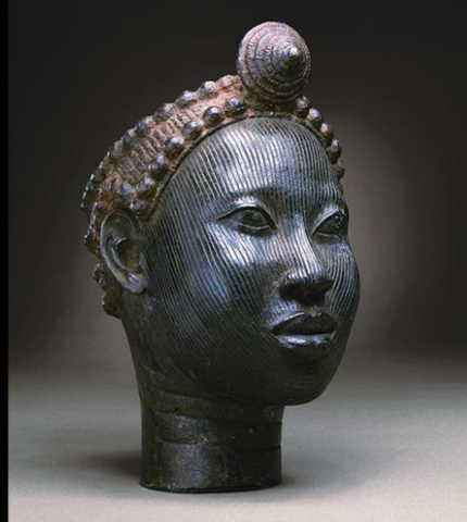 Crowned Head of a Ruler from Ife; Yoruba culture; African Art