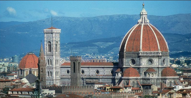 Dome of Florence Cathedral; Filippo Brunelleschi.