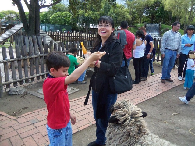 Salida de la granja con mi familia