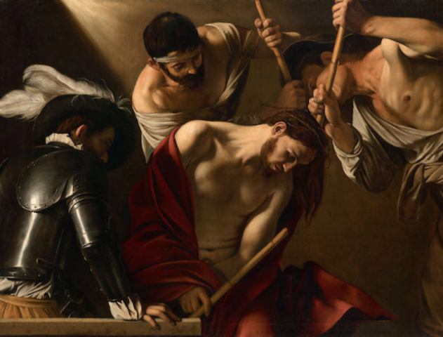 The Crowning with Thorns; Carvaggio; 1602-1604
