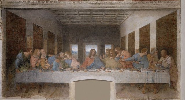 The Last Supper, Leonardo da Vinci, Renaissance, c.1495-1498 CE