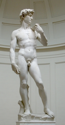 David, Michelangelo, Renaissance, 1501-1504 CE