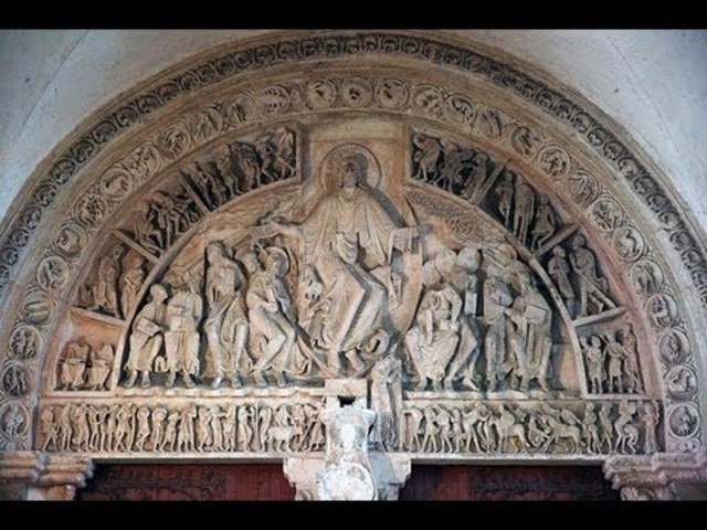 Pentecost and Mission to the Apostles. c. 1120-1130 CE. Era: Romansque Medium: Stone