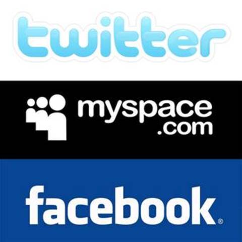 Facebook, Myspace,Twitter y Friendster