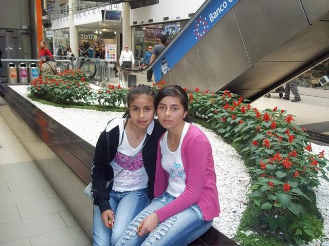 I went to the mall with my best friend
