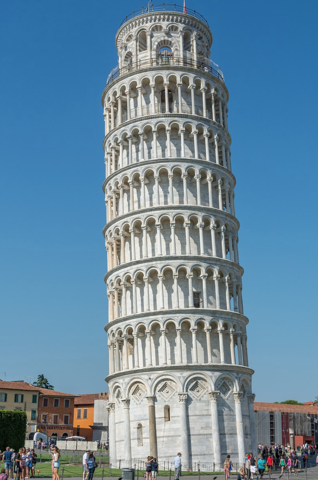 The Campanile of Pisa made by Piazza dei Miracoli (ca. 1063 - 1173 CE).
