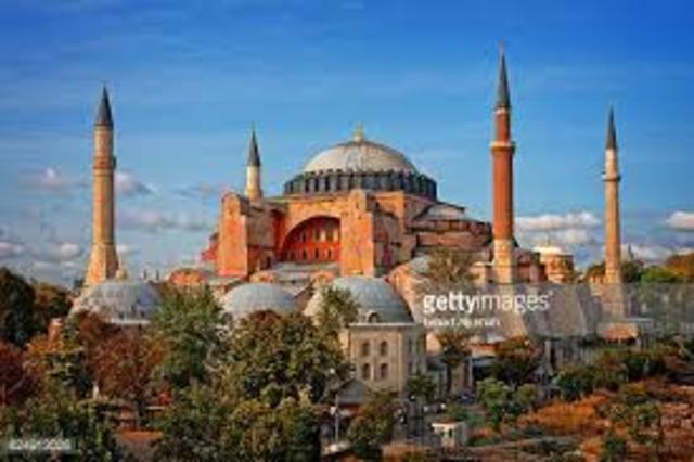 Church of Hagia Sophia, Byzantine Empire, 537 C.E.
