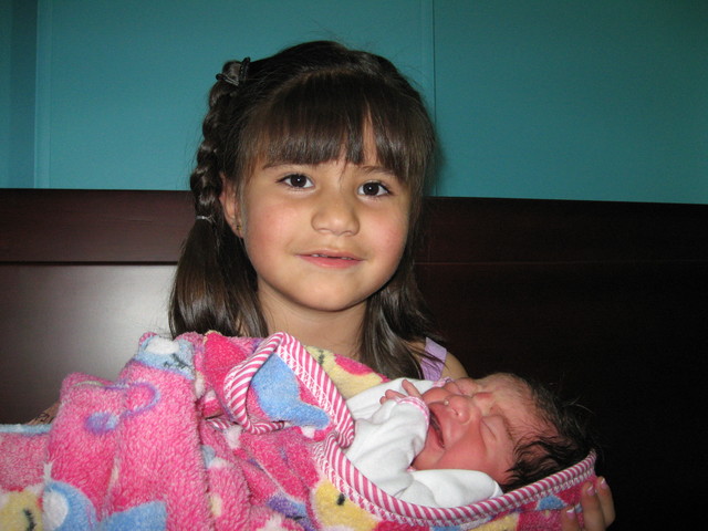 Entre a un nuevo colegio y nació mi hermana.