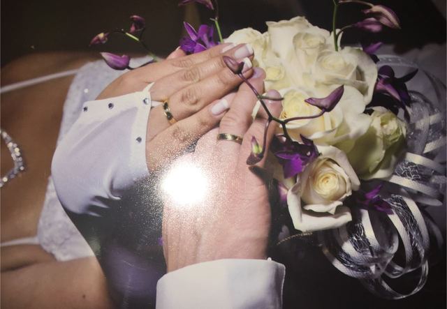 Mis padres se casaron.