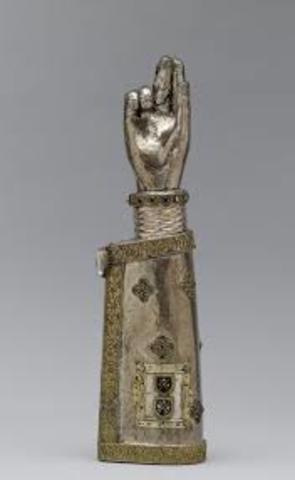 Arm Reliquary of Saint Panteleon, Romanesque, 1200-1400
