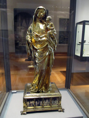 The Virgin of Jeanne d’Evreux, Gothic, 1324-39
