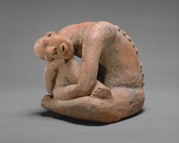 Seated Figure,African, terracotta, 13th century