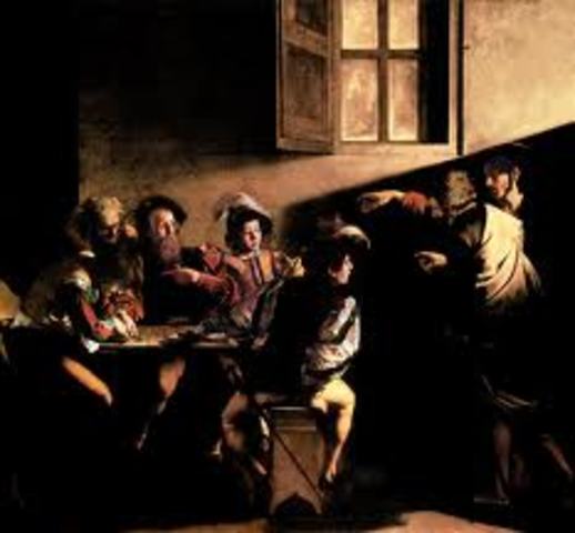 The Calling of St. Matthew, Caravaggio, Southern Baroque, 1599–1600
