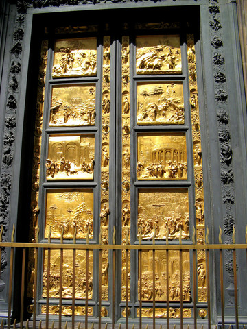 Lorenzo Ghiberti. Gates of Paradise, Renaissance, 1425-1452