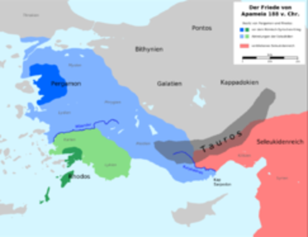 The treaty of Apamea Kibotos.