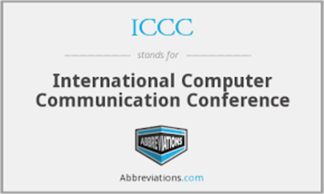International Computer Communication Conference (ICCC).