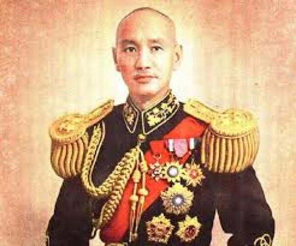 chiang kai shek become leader