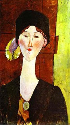 Portrait of Beatrice Hastings by Amedeo Modigliani