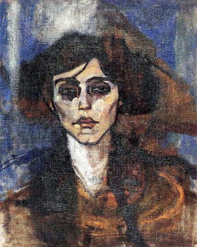 Portrait of Maude Abrantes by Modigliani