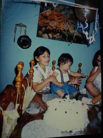 THE FIRST BIRTHDAY WITH MY SISTER