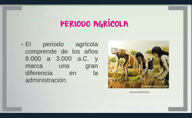 Período agrícola (8.000 — 7.500 a.c)